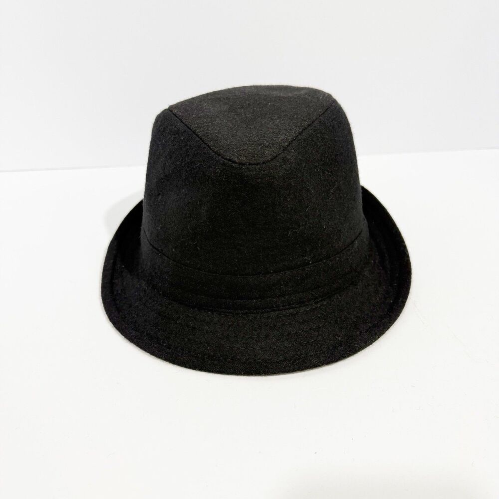 Milani Men Hat S/M Black 5% Wool 95 Polyester Designed in Italy - Picture 7 of 16